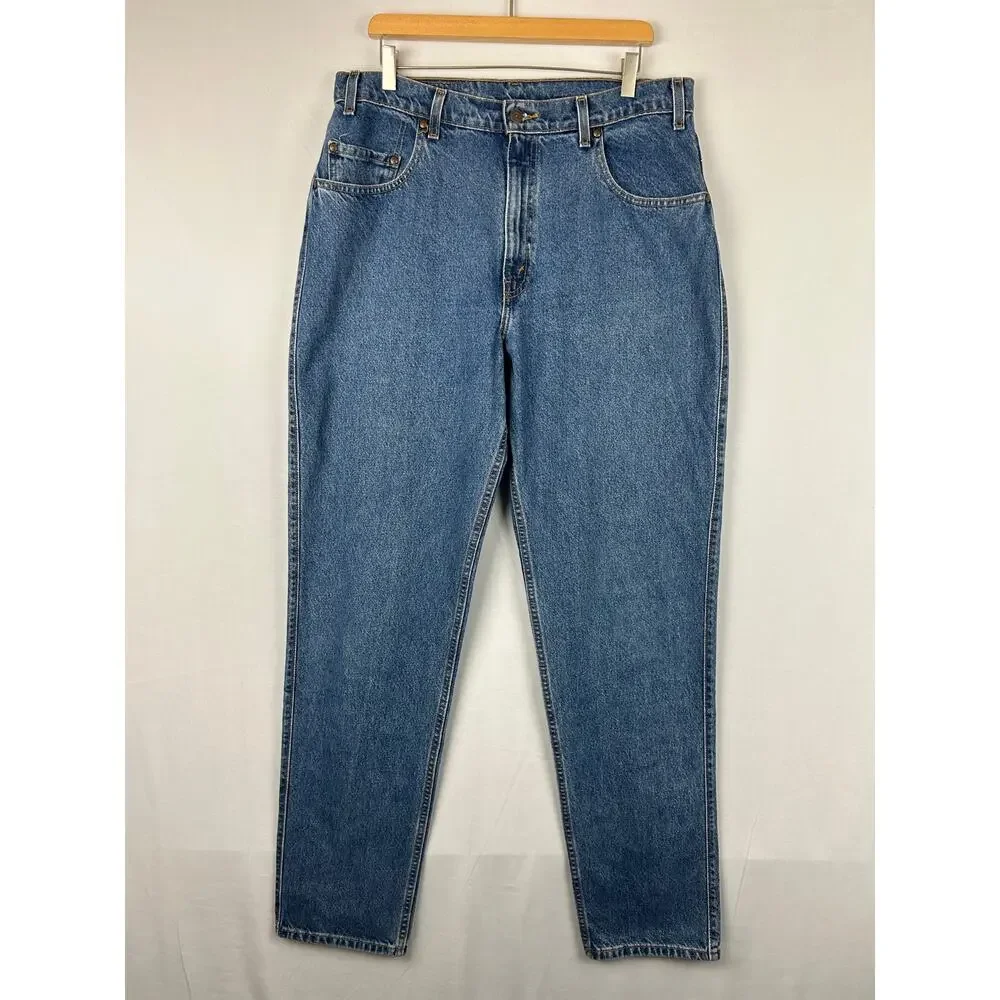Levi's 545 Low Boot Cut Blue Denim Jeans Vintage 90s 1997 Men's Size 36x36
